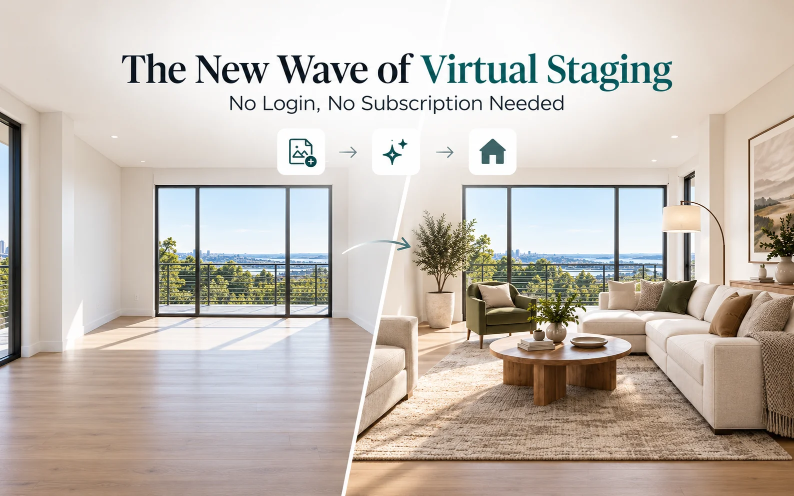 Unlocking Effortless Virtual Staging: What PropertyAdvice.ai’s No-Login Platform Means for Real Estate Marketing