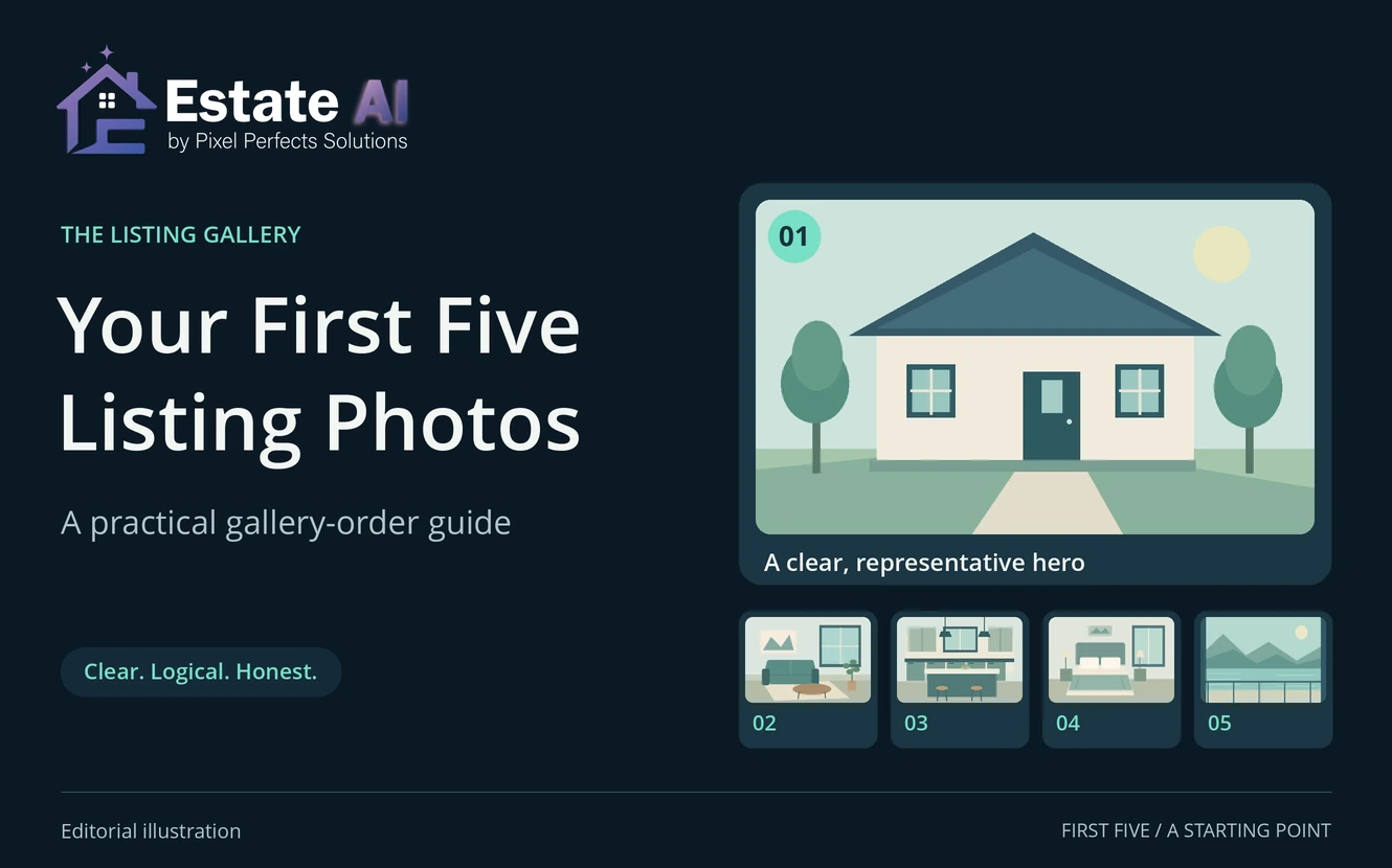 Real Estate Listing Photo Order: Choose Your First Five Photos