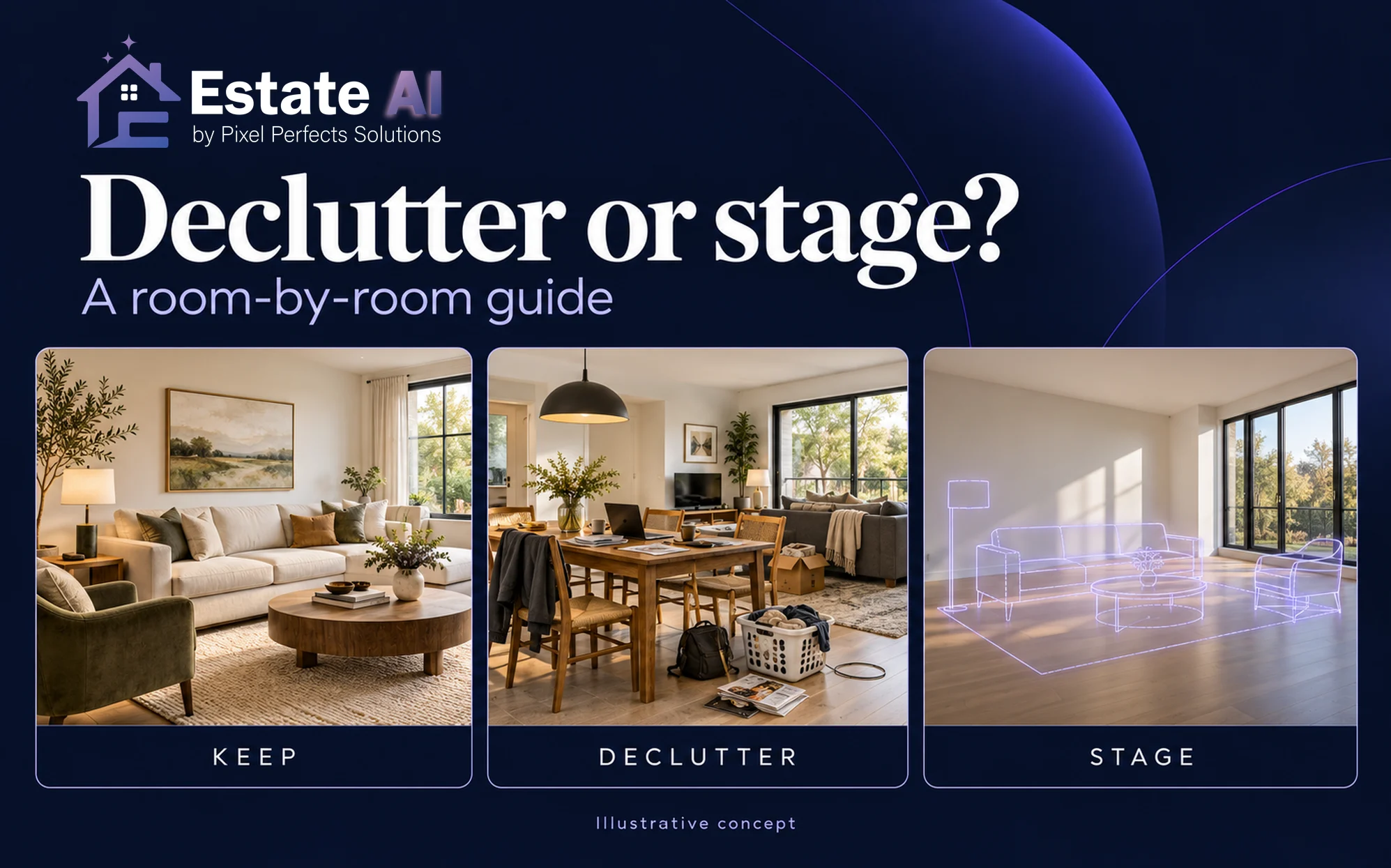 Virtual Decluttering vs Virtual Staging: A Room-by-Room Guide