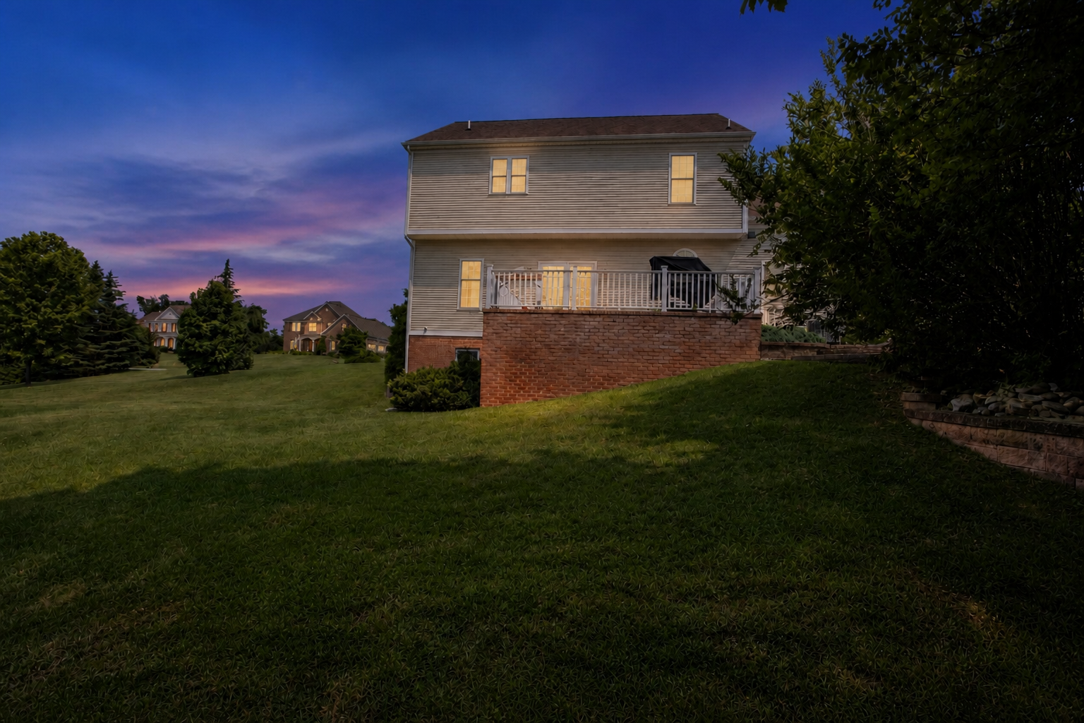 After — Rear Exterior · Dusk